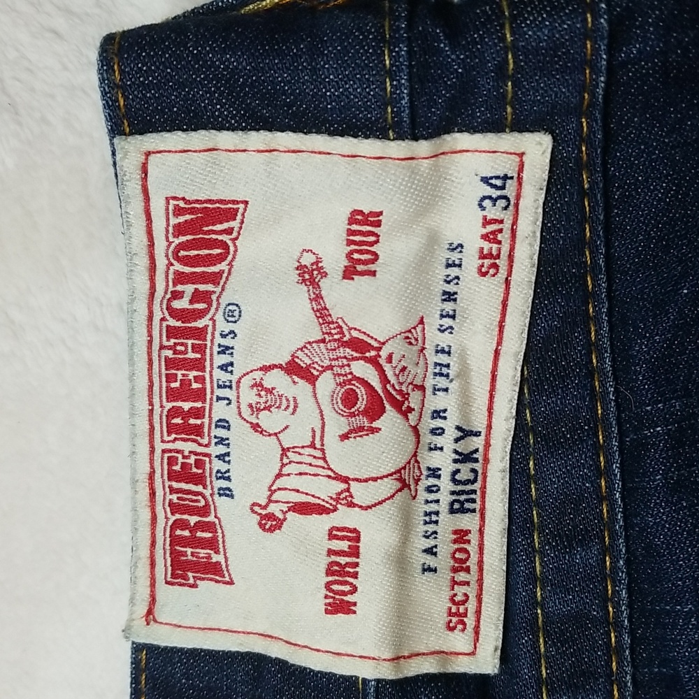 true religion jeans ricky 34, size 38 men's